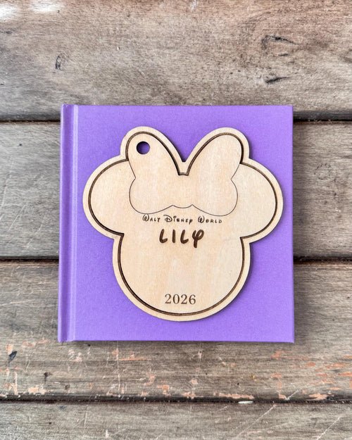 Autograph Card, notebook, Personalized Name Autograph Book, Custom Amusement Theme Park Signature Memory Booklet