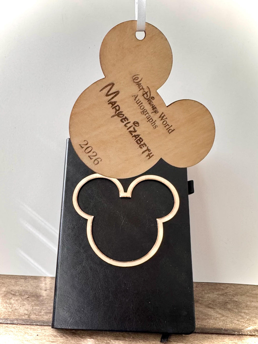 Personalized Name Autograph Book, Custom Amusement Theme Park Signature Memory Booklet, Christmas ornament, Autograph Card, notebook