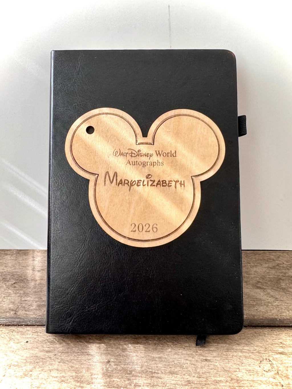 Personalized Name Autograph Book, Custom Amusement Theme Park Signature Memory Booklet, Christmas ornament, Autograph Card, notebook