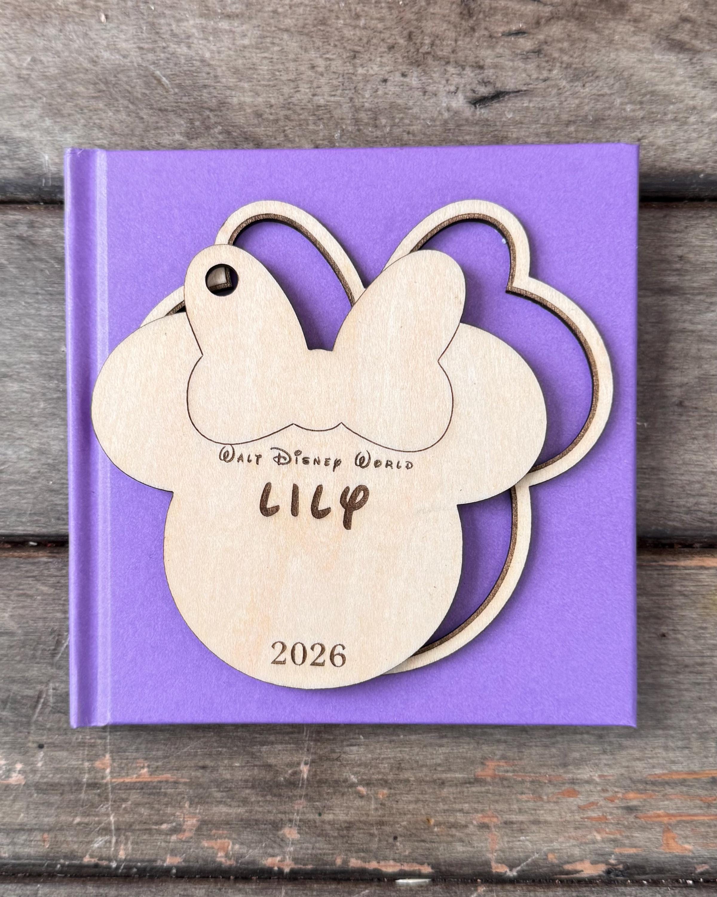 Autograph Card, notebook, Personalized Name Autograph Book, Custom Amusement Theme Park Signature Memory Booklet